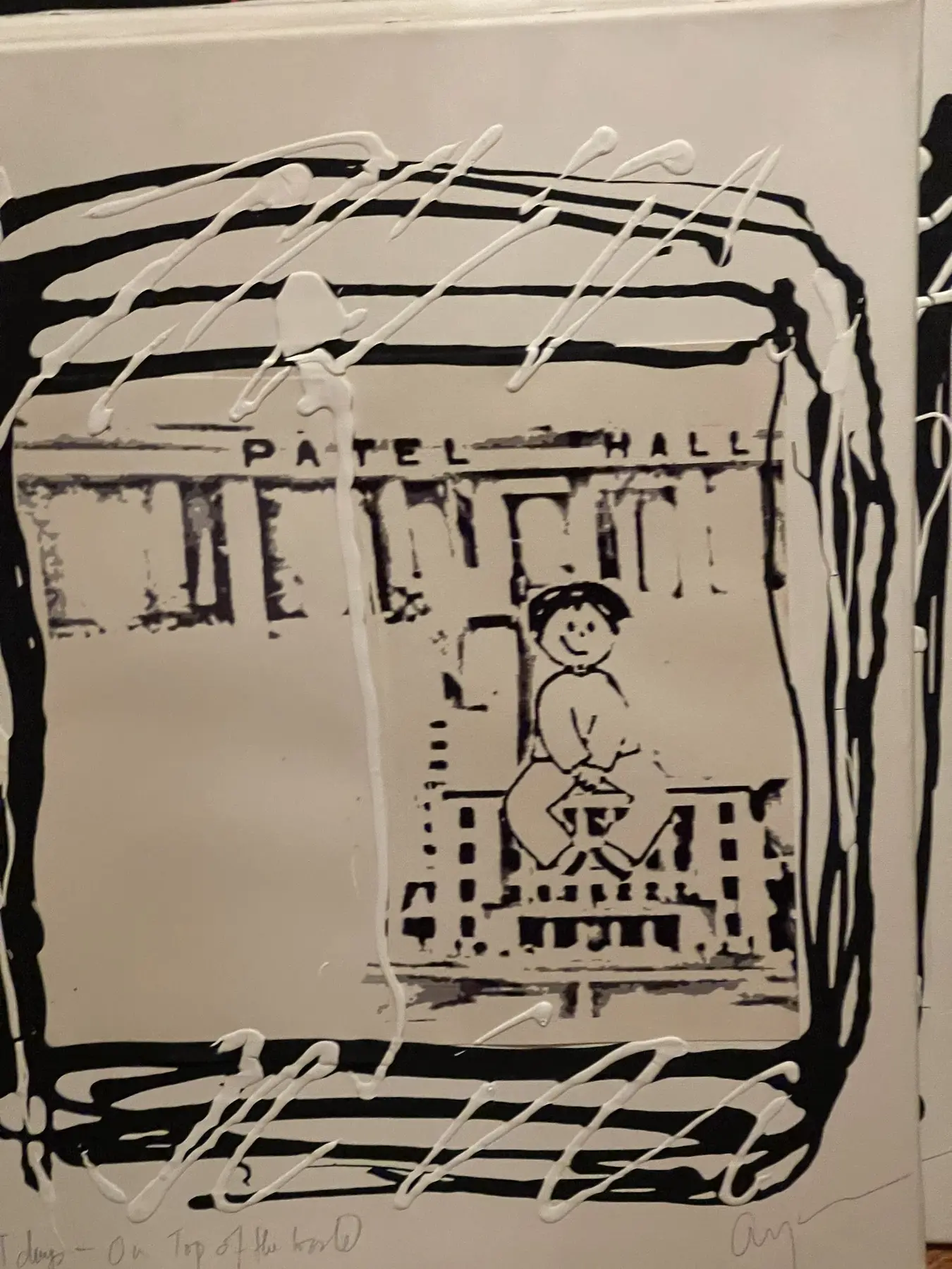 Artwork titled Patel Hall